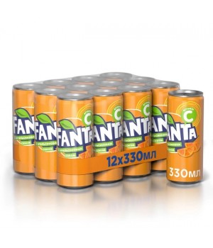 Напій газований Fanta Апельсин 0,33л (5449000011527)