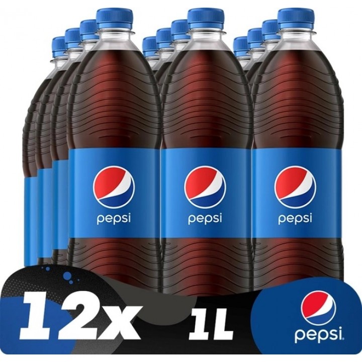 Напій безалкогольний Pepsi Cola газований 1 л  (4823063126250)
