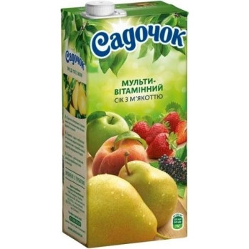Сок "Садочок" Мультивитаминный сок с мякотью 950 мл (4823063107273)