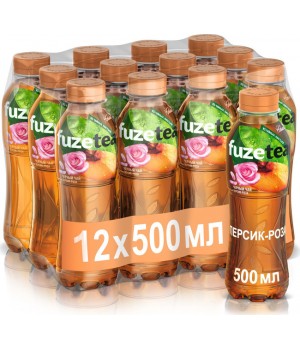 Чай черный Fuzetea "Персик - роза" 0,5 л (5449000235770)