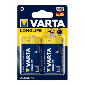 Батарейки Алкалиновые VARTA D Longlife BLI 2 шт. (4008496525348)