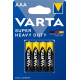 Батарейки VARTA SUPERLIFE AAA BLI 4 ZINC-CARBON (4008496676187)