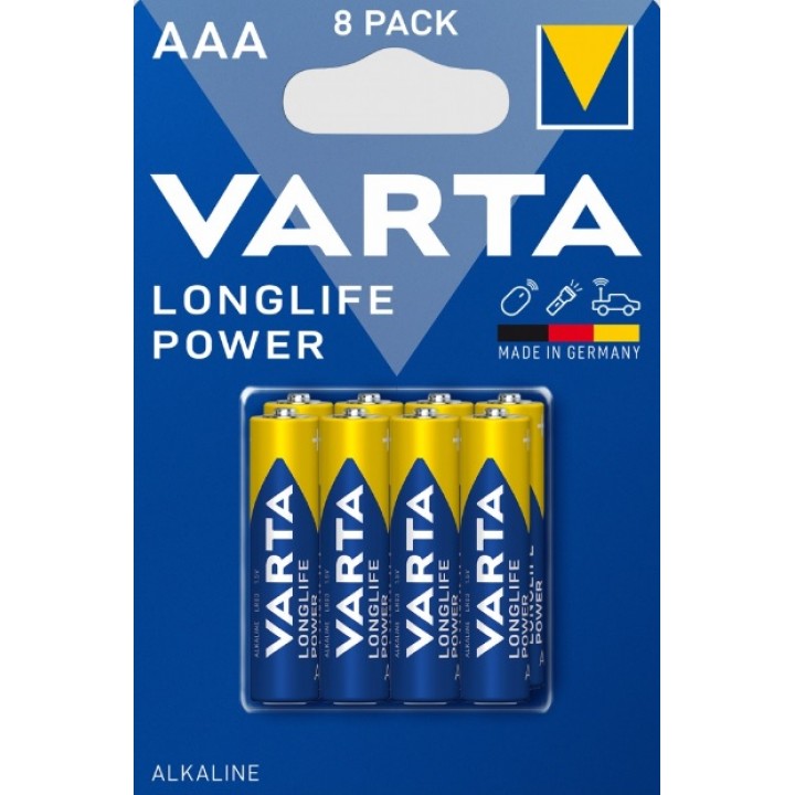 Батарейка Varta Longlife Power AAA BLI 8 шт (4008496573820)