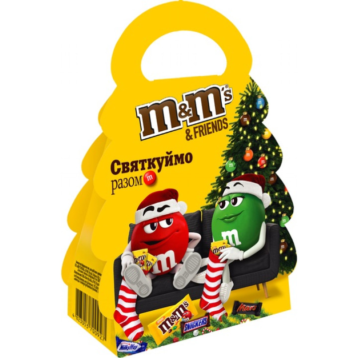 Набор подарочный M&M's & Friends Новогодняя Елка 2024, 96.5 г (4823053701153)