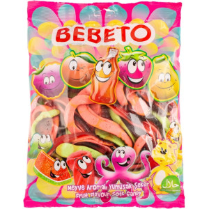 Конфеты жевательные Bebeto "Кобра Икс" 1000 г