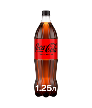 Напій газований Coca-Cola Zero 1,25 л 