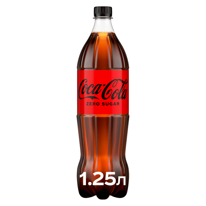 Напиток газированный Coca-Cola Zero 1,25 л