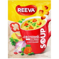 Крем-суп Reeva Овощной с крутонами 17 г (4820179257779)