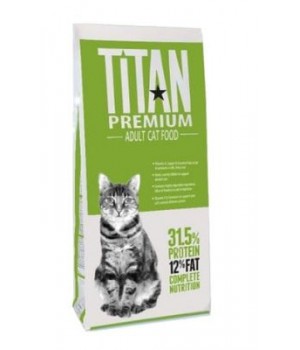 Сухой корм для котов TITAN PREMIUM ADULT CAT с птицей 15 кг (620164003794)
