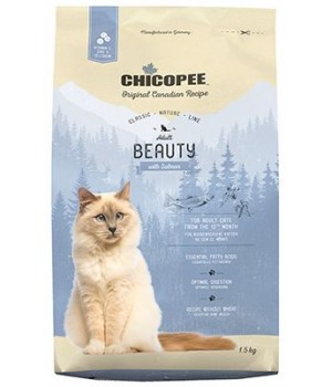 Сухий корм для котів Chicopee CNL Cat Adult Beauty Salmon Adult з лососем 1.5 кг (4015598017947)