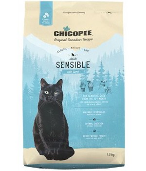 Сухий корм для котів Chicopee CNL Cat Adult Sensible Lamb Adult з ягням 15 кг (4015598018043)