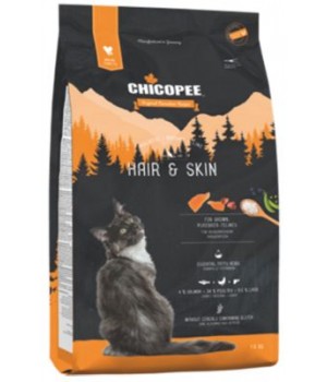 Сухий корм для котів Chicopee HNL Cat Hair&Skin Adult з лососем, птицею та печінкою 8 кг (4015598018104)