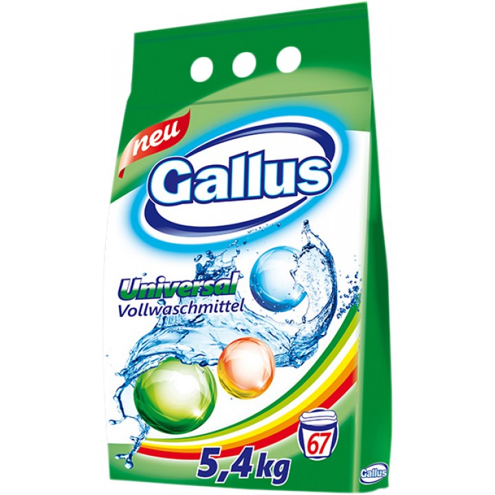 Стиральный порошок Gallus Universal 5.4 кг (4251415300315) 