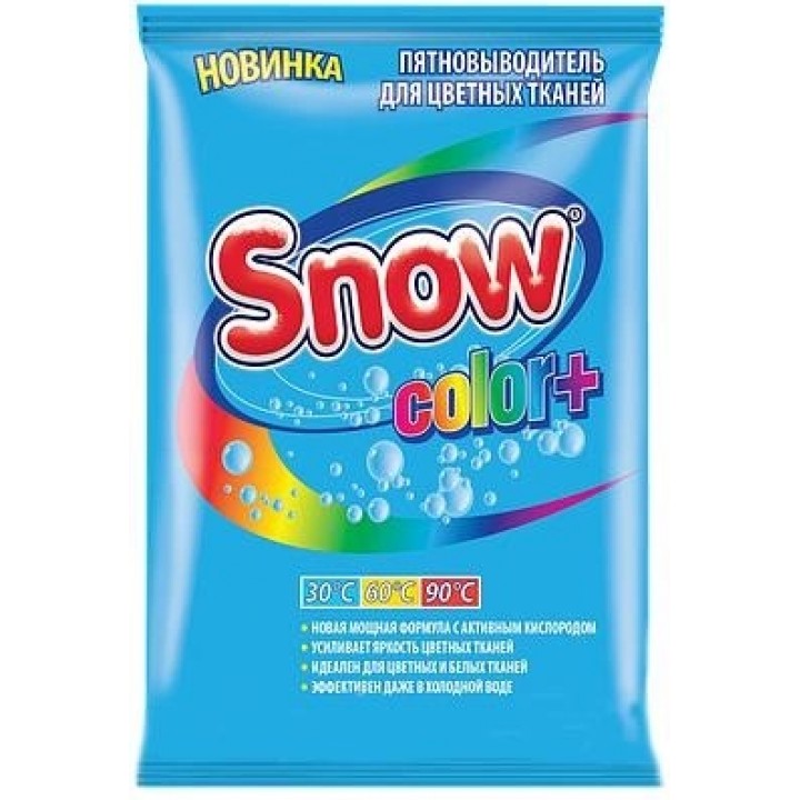 Відбілювач Snow Oxygen Color+ з активним киснем 160 г (4820074491131)