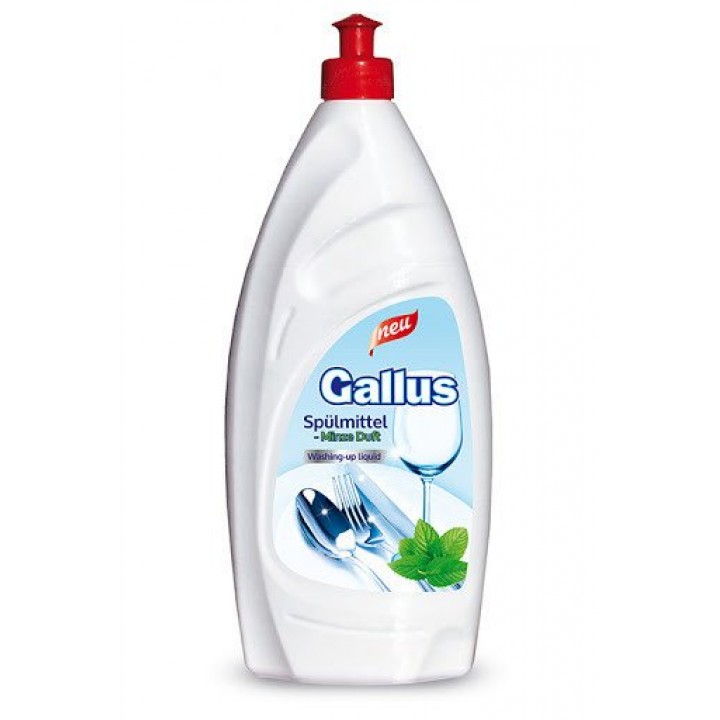 Жидкость для мытья посуды Gallus Spulmittel Minze Duft Мята 900 мл (4251415301404)