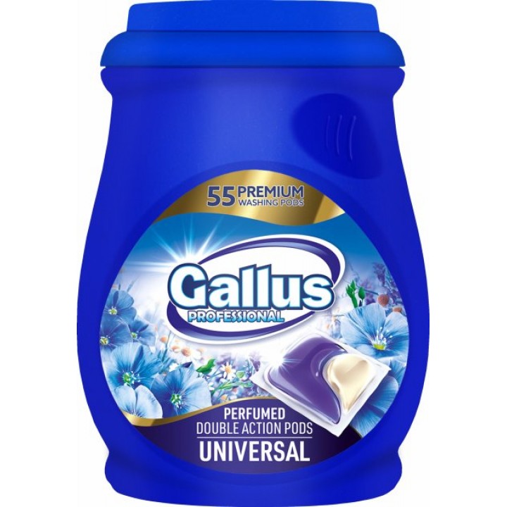 Капсули для прання Gallus Universal 55 шт. (4251415301978)