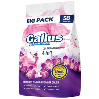 Стиральный порошок Gallus Color Professional 4в1 3.2 кг (4251415302180)