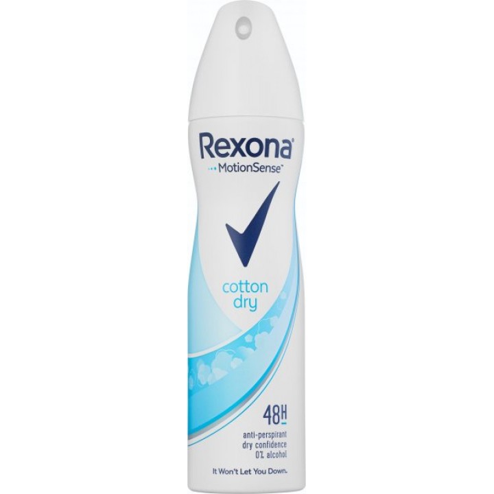 Дезодорант-антиперспирант Rexona Легкость хлопка для женщин 150 мл (8717163655825) 
