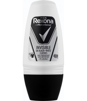 Дезодорант-антиперспірант Rexona Невидимий на чорному і білому 50мл (96097328) 