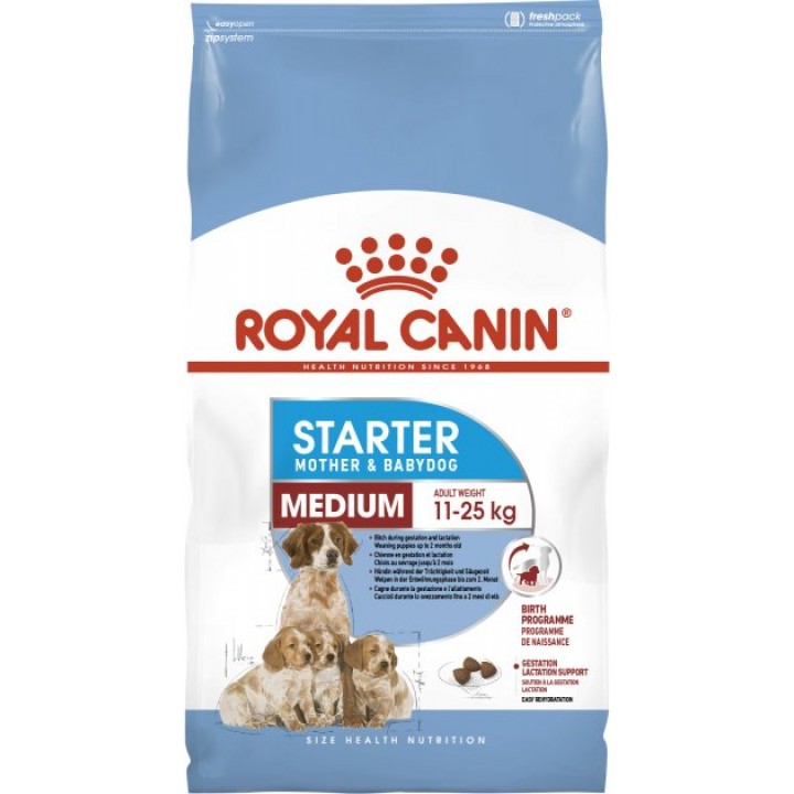 Сухий корм Royal Canin Medium Starter в період вагітності та цуценят середніх порід 1 кг (3182550778718)