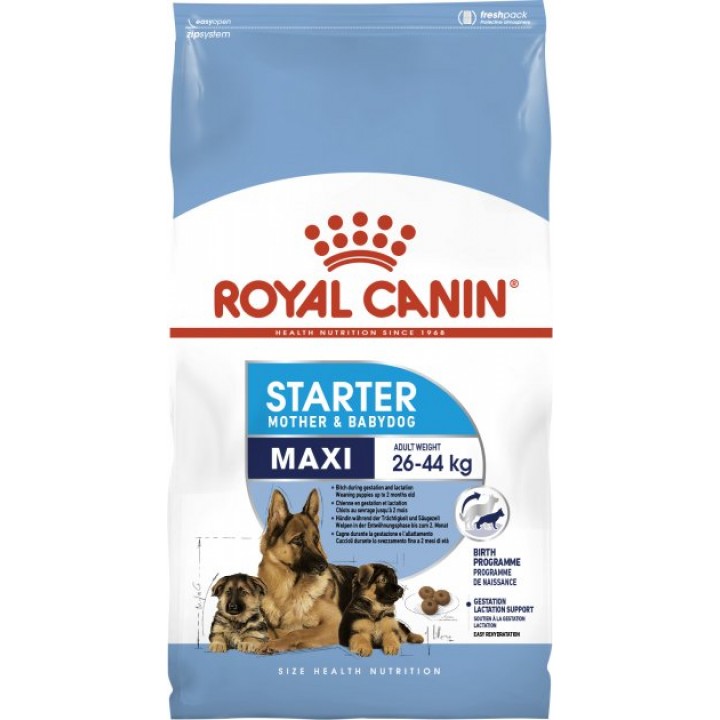 Сухой корм Royal Canin Maxi Starter для щенков больших размеров в период отъема 4 кг (3182550778770)