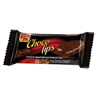 Тістечко Saray Chocolips  з какао з кремовою начинкою у шоколадній глазурі 35 г (8690705012716)