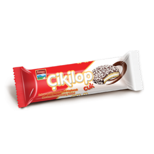 Печенье-сэндвич Saray Çikilop с начинкой маршмелоу в какао глазури и кокосовой стружке 50 г (8690705041136)