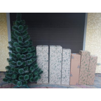 Сосна Засніжена зелена штучна 1м