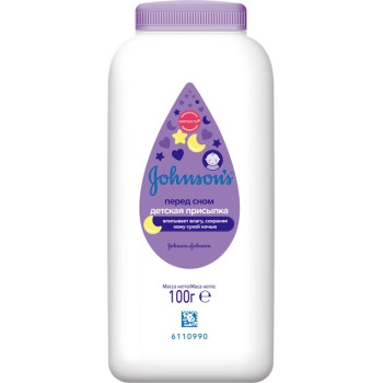 Присыпка Johnson's Baby Перед сном 100 г (3574660383799)
