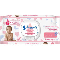Детские влажные салфетки Johnson's Baby Нежная забота 72 шт. (3574661421810)