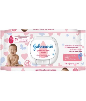Детские влажные салфетки Johnson's Baby Нежная забота 72 шт. (3574661421810)