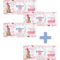 Промо-набір Johnson's Baby Дитячі вологі серветки Ніжна турбота 72 шт (3+1) (3574661674407)