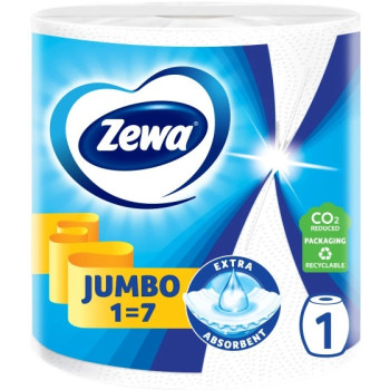 Бумажные полотенца Zewa Jumbo 1 рулон (7322541191706)