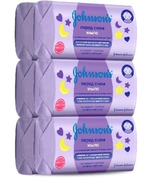 Упаковка дитячого мила Johnson's Baby Перед сном 90 г (3574661642789)