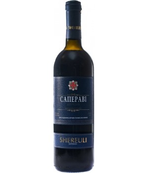 Вино SHEREULI Сапераві ординарне червоне сухе 9.5-14% 0.75 л (4820013376123)