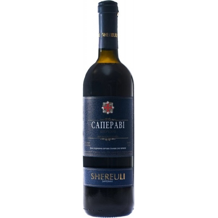 Вино SHEREULI Сапераві ординарне червоне сухе 9.5-14% 0.75 л (4820013376123)