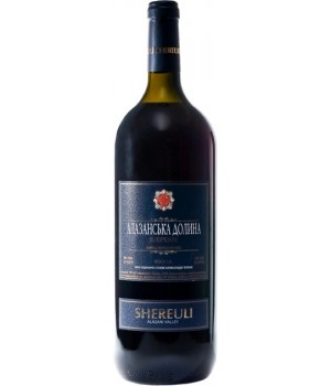 Вино SHEREULI Алазанская долина красное полусладкое 9-13% 1.5 л (4820013376727)