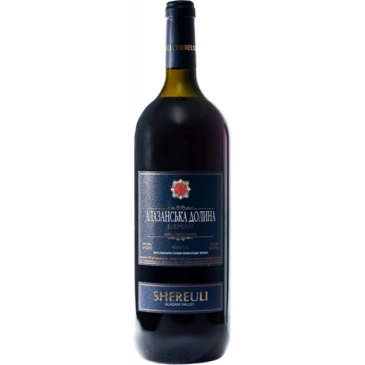 Вино SHEREULI Алазанская долина красное полусладкое 9-13% 1.5 л (4820013376727)