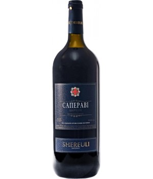 Вино SHEREULI Саперави ординарное красное сухое 9.5-14% 1.5 л (4820013376734)