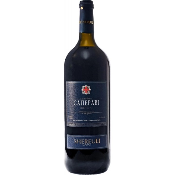 Вино SHEREULI Сапераві ординарне червоне сухе 9.5-14% 1.5 л (4820013376734)