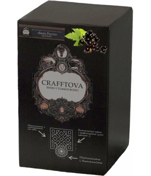 Вино Crafftova ординарне столове  Біло Россо Bag-in-box червоне напівсолодке 9-13% 10 л (4820261690088)