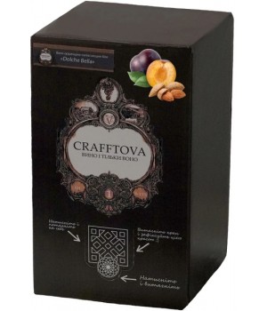 Вино Crafftova ординарне столове Дольче Бела Bag-in-box біле напівсолодке 9-13% 10 л (4820261690026)