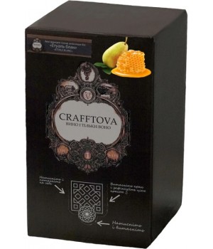 Вино Crafftova ординарное столовое Этуаль блан Bag-in-box белое полусладкое 9-13% 10 л (4820261690040)