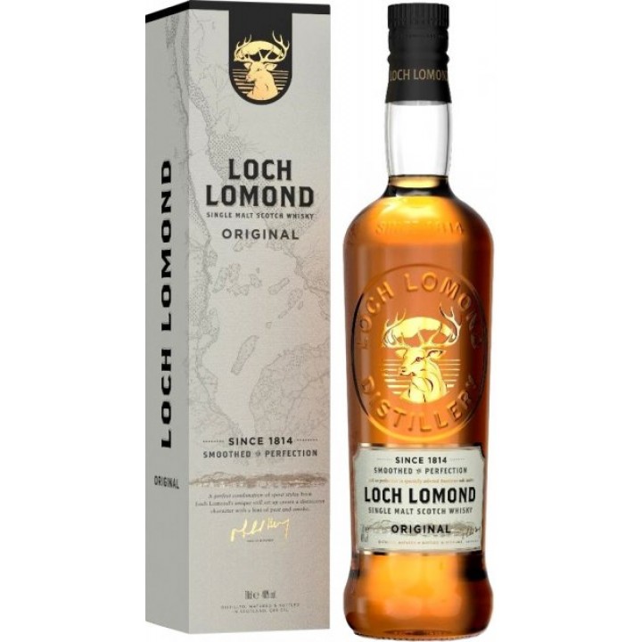 Виски Loch Lomond Original 6у в подарочной коробке 40% 0.7 л (5016840033219)