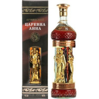 Бренди Царевна Анна 8 лет выдержки 0.5 л 40% (4850001274759)