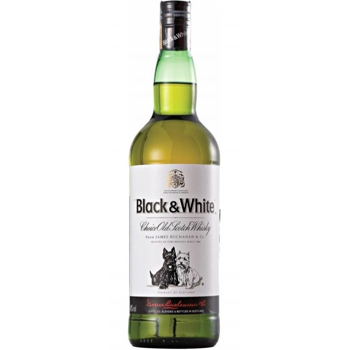 Виски Black & White выдержка 3 года 40% 1 л (50196081)