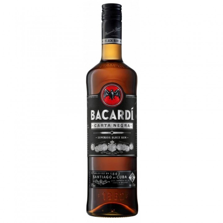 Ром Bacardi Carta Negra 4 роки витримки 40% 0,5 л (5010677033916)