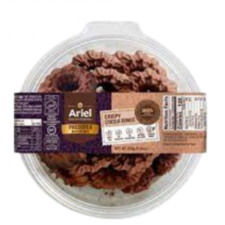 Печиво какао ARIEL Crispy Cocoa Rings, 250 г