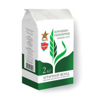 Борошно Аграрний фонд пшеничне вищого сорту 2 кг (4820191570023)
