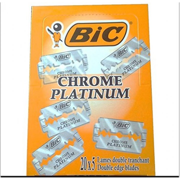 Набор лезвий для станка Bic Chrome Platinum, 100 шт. (70330701502)